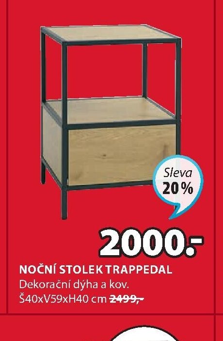 NOČNÍ STOLEK TRAPPEDAL