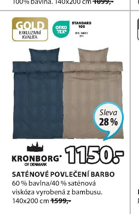 Saténové povlečení BARBO