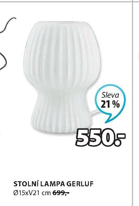 Stolní lampa Gerluf