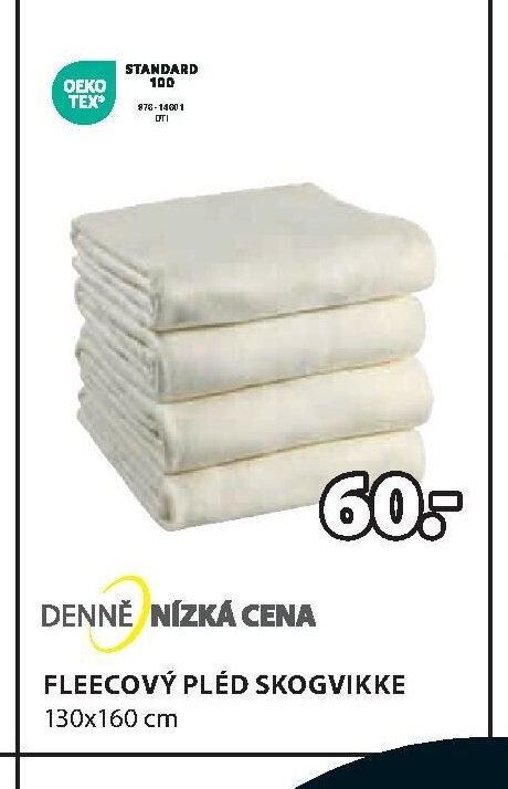 FLEECOVÝ PLÉD SKOGVIKKE