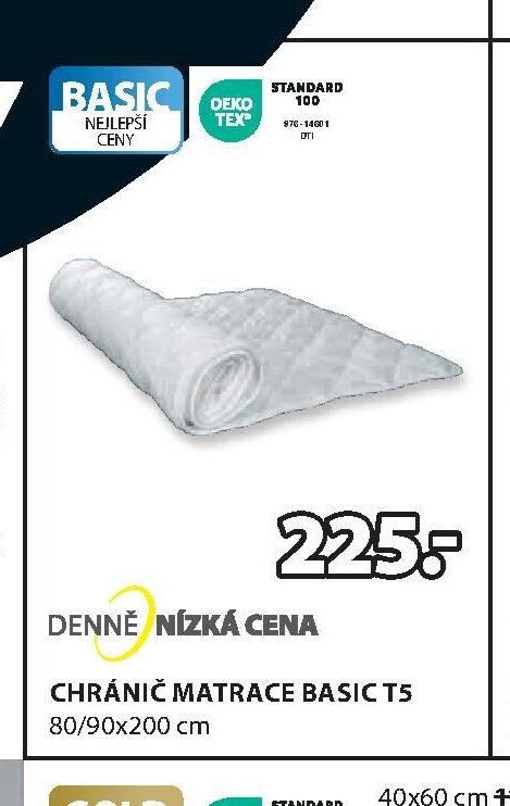 CHRÁNIČ MATRACE BASIC T5