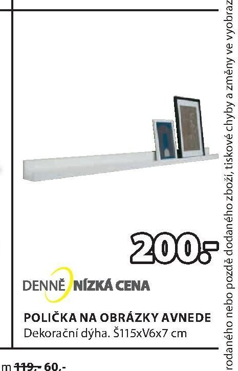 POLIČKA NA OBRÁZKY AVNEDE