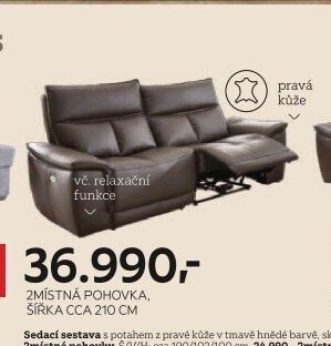 2místná pohovka, cantus