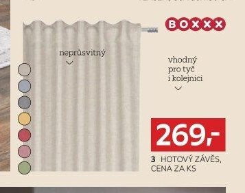 Hotový závěs