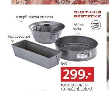 Sada forem na pečení, 3dílná