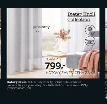 Hotový závěs