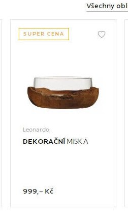 Leonardo DEKORAČNÍ MISKA