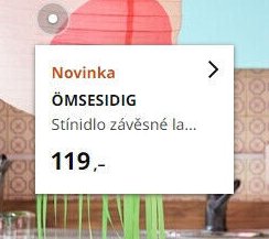 ÖMSESIDIG Stínidlo závěsné lampy