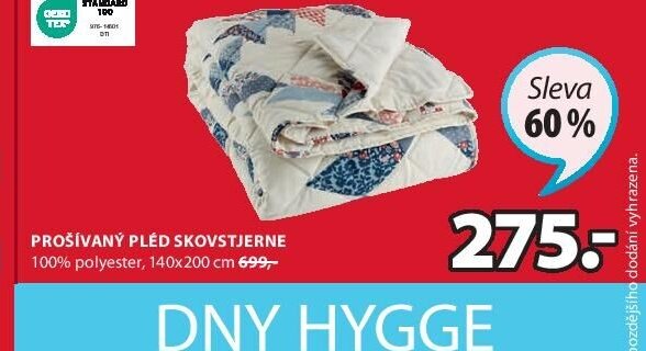 Prošívaný pléd Skovstjerne