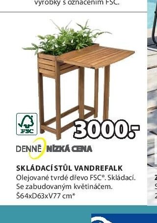 SKLÁDACÍ STŮL VANDREFALK