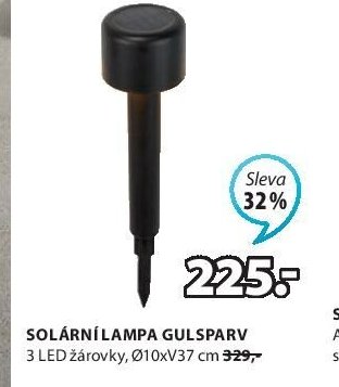 SOLÁRNÍ LAMPA GULSPARV