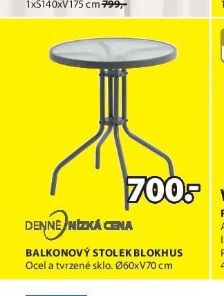 Balkonový stolek Blokhus