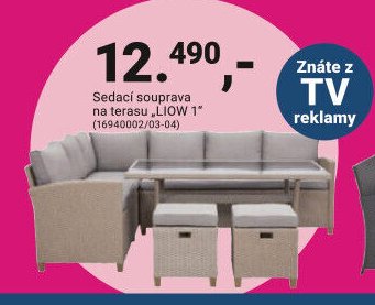 Sedací souprava na terasu LIOW 1