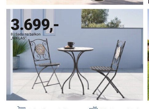 Sada na balkon NIKLAS