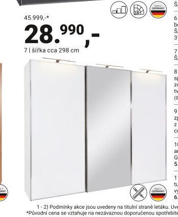 ŠKŘÍŇ S POSUVNÝMI DVEŘMI SONATE ROM