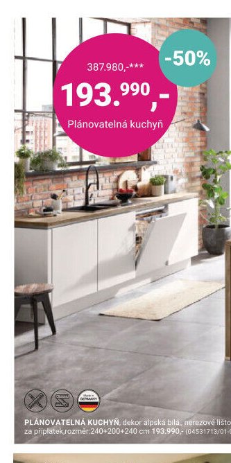 Plánovatelná kuchyň