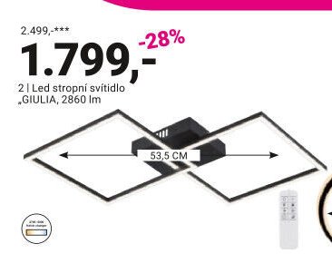 LED stropní svítidlo „GIULIA“