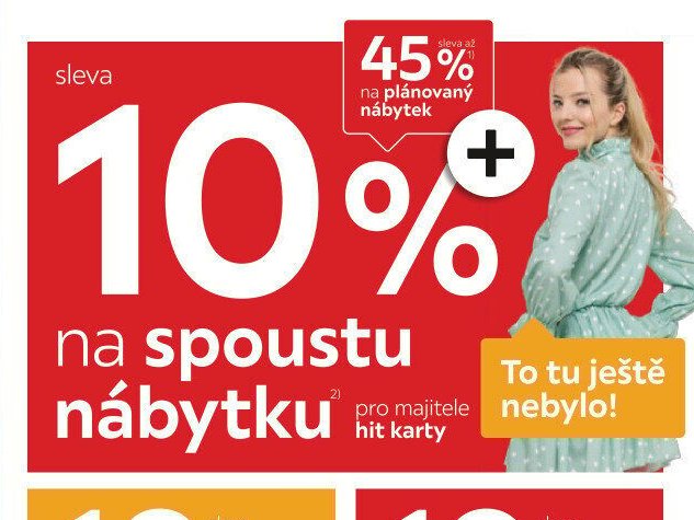 Sleva 10% na spoustu nábytku