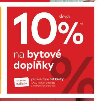 Sleva 10% na bytové doplňky