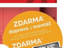 Zdarma doprava a montáž
