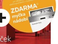Zdarma myčka nádobí