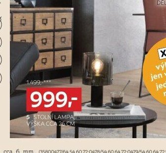 Stolní lampa, výška cca 26 cm