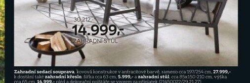 Zahradní stůl