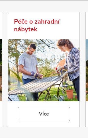 Péče o zahradní nábytek