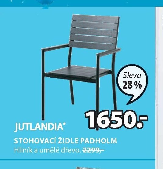 Stohovací židle PADHOLM