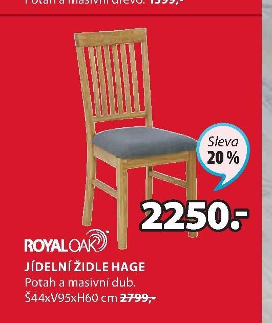 JÍDELNÍ ŽIDLE HAGE