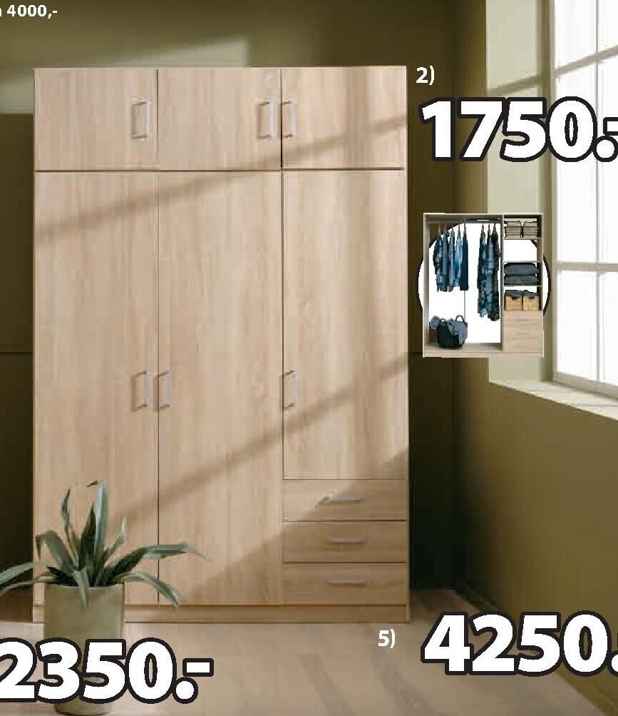 Šatní skříň HAGENDRUP 2)