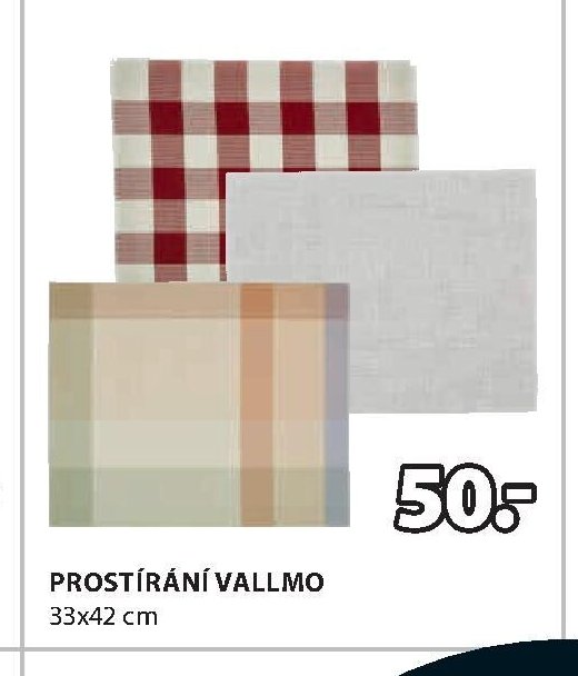 PROSTÍRÁNÍ VALLMO
