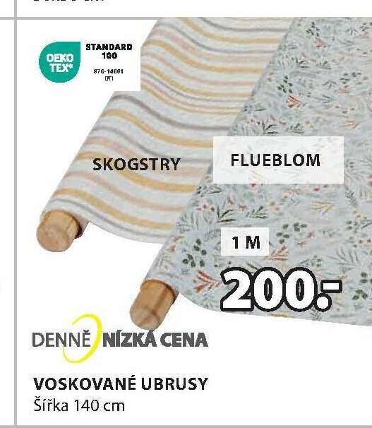 VOSKOVANÉ UBRUSY