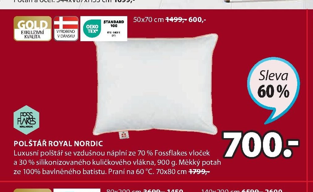POLŠTÁŘ ROYAL NORDIC 50x70 cm