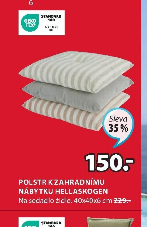 Polstr k zahradnímu nábytku HELLASKOGEN