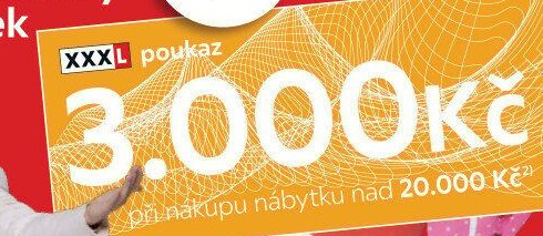 XXXL poukaz 3.000 Kč