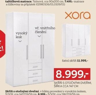 SKŘÍŇ S OTOČNÝMI DVEŘMI, ŠÍŘKA CCA 147 CM