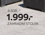 ZAHRADNÍ STOLEK