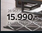 ZAHRADNÍ SEDACÍ SOUPRAVA