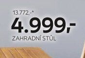 Zahradní stůl