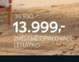 2místné opalovací lehátko