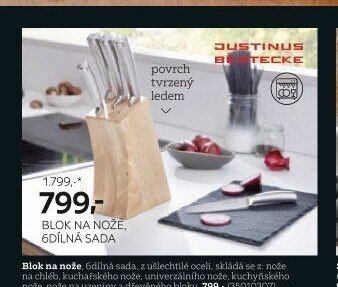 Blok na nože 6dílná sada