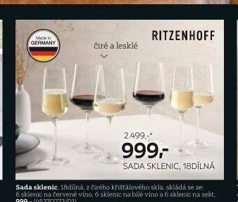Sada sklenic 18dílná