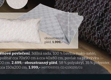 oboustranný pléd