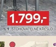 Stohovatelné křeslo