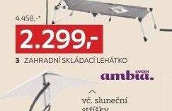 Zahradní skládací lehátko