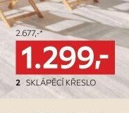 Sklápěcí křeslo