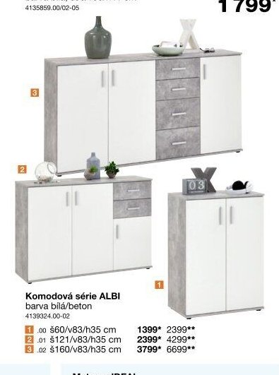 Komodová série ALBI
