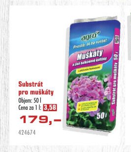 Substrát pro muškáty