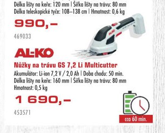 Nůžky na trávu GS 7,2 Li Multicutter